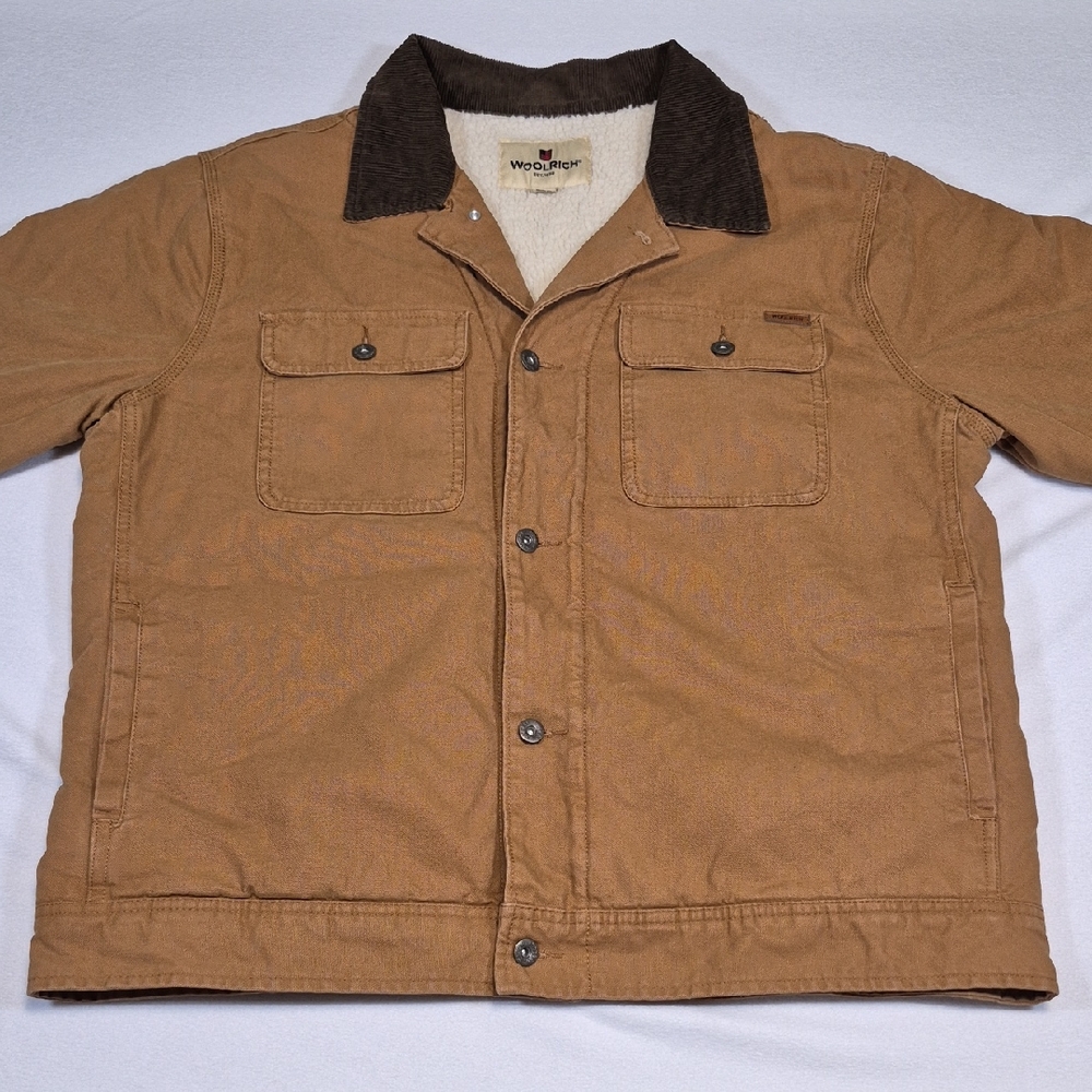 Woolrich Sherpa Lined Chore Jacket